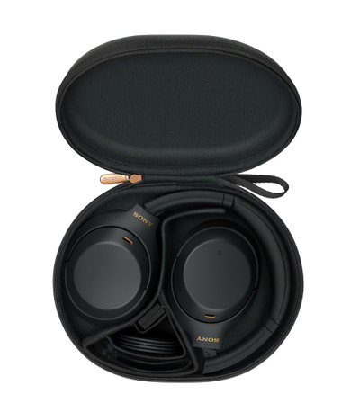 Слушалки Sony WH-1000XM4 безжични Bluetooth, црни