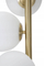 Lampë dyshemeje Glamy Dark, 160cm, metal edhe xham, e zezë