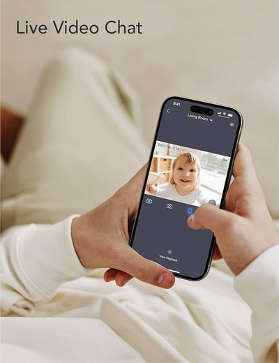 Set kamerë monitorimi Nooie Baby Cam, Full HD, i bardhë