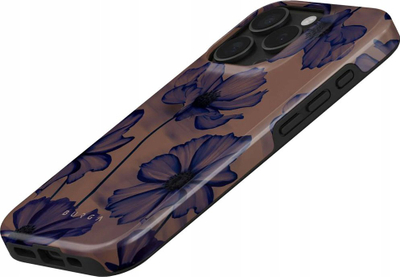 Mbulesë telefoni Burga Velvet Night Tough MagSafe, për iPhone 16 Pro Max, e zezë bezhë