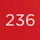 Llakk thonjsh Diego Dalla Palma Into The Red 236, mbulim i plotë, pa toluen, 14 ml, i kuq