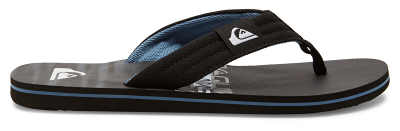 Papuçe për meshkuj Quiksilver, të zeza