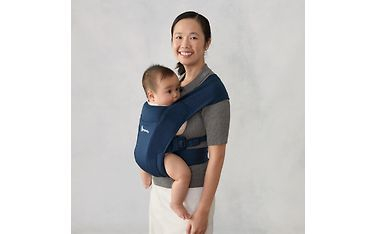 Mbajtëse bebe Ergobaby Embrace, ergonomike, deri 11.3kg, blu e errët