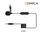 Mikrofon lavalier Comica CVM-V01CP, omnidireksional, kabllo 4.5 m, i zi