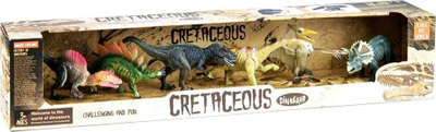 Set figurina dinosauri Jokomisiada DINOSAURS ZA2051, 6 copë, të pikturuara, shumëngjyrëshe