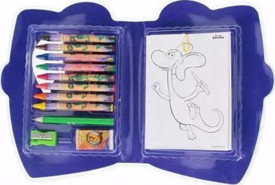 Set vizatimi kreativ Dragon Diplodok, 28 copë, me fletore ngjyrosjeje, shumëngjyrësh