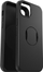 Маска за телефон OtterBox OtterGrip Symmetry, за iPhone 15 Plus 14 Plus, MagSafe, црна