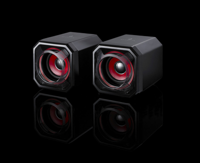 Bokse gaming SureFire Gator Eye 48820, 2.0, 5W, të kuqe