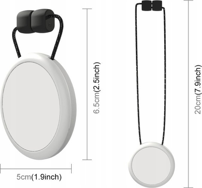 Varëse qafe me magnet Puluz PU889W, për Insta360 Go 3, e zezë