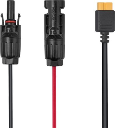 Kabllo adapter diellor EcoFlow MC4 në XT60, 3.5 m, e zezë
