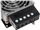 Ngrohës me ventilator Delta HVL-031, 150W, për kasetë elektrike, gri