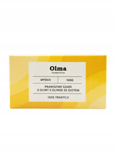 Sapun OLMA COSMETICS True Gray me vaj ulliri dhe grimca ari, 100 g