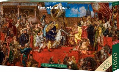 Puzzle Castorland Art Collection The Prussian Homage Jan Matejko, 4000 pjesë, shumëngjyrësh