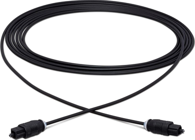 Kabllo optike audio Hosa Technology, Toslink mashkull në Toslink mashkull, 1m, e zezë