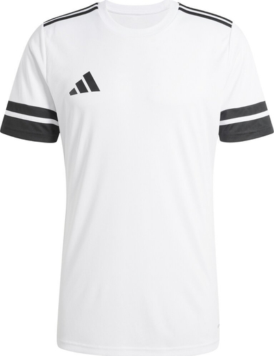 Bluzë sport adidas Squadra 25 M JG5835, Aeroready, 100% poliester i ricikluar, e bardhë