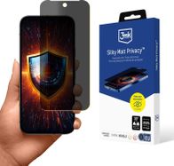 Folie ekrani 3mk Silky Matt Privacy për Google Pixel 9a, mat, kundër shikimit anësor, transparente