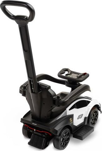 Makinë lodër Toyz Lamborghini Essenza Ride On, për fëmijë 12-36 muaj, dorezë prindi, e bardhë