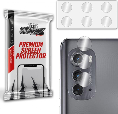 Заштитно стакло за камера GrizzGlass HybridGlass, за Motorola Edge 2022, проѕирно
