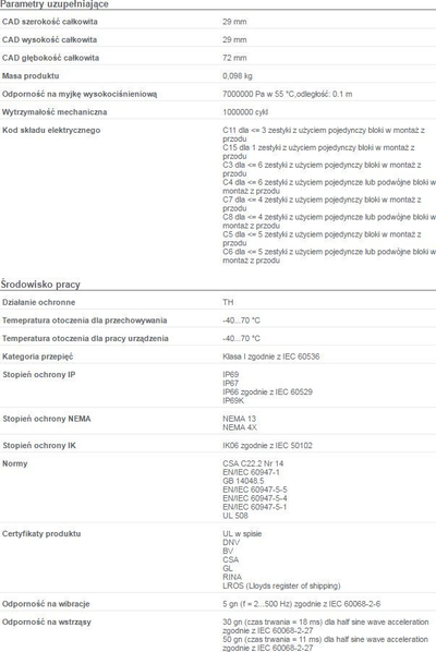 Buton me çelës Schneider Electric, i zi