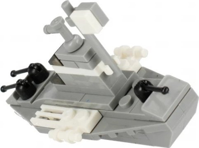 Set konstruktues Alleblox Military Bricks Boat, 64 copa, 3 në 1, shumëngjyrësh