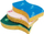 Set sfungjera Spontex Zmywak Cellulose Sweet Home, 3 copë, shumëngjyrësh