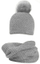 Set kapele dimri dhe shall Karpet 5958.10, i hirtë
