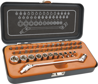 Set çelësash Neo (08-603), 1/4", 41 copë