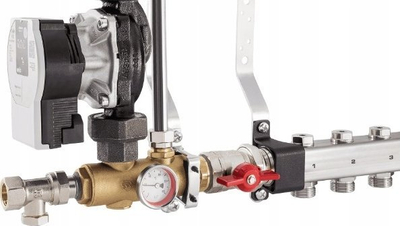 Kolektor ngrohje Kan-Therm InoxFlow RNN, 6 qarqe, 1 1/4", inox