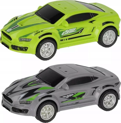 Pistë garash MEGA CREATIVE Top Turbo, 250 cm, 1:43, shumëngjyrëshe