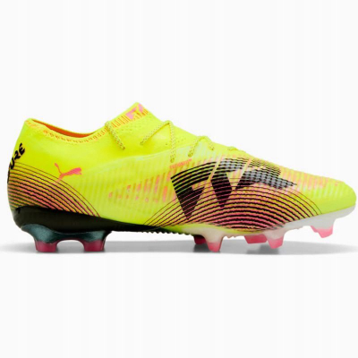 Patika futbolli Puma Future 8 Ultimate Low FG M 108361-03, për bar natyral, e verdhë