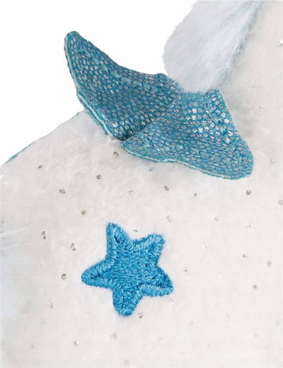 Varëse çelësash NICI Unicorn Baby Theolino, pelush 10cm, unazë metalike, e bardhë