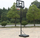 Set basketbolli Tajfun Adjustable, lartësi 1.35-3.05m, panel transparent, i zi