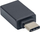 Adapter USB Akyga AK-AD-54, USB-A në USB-C, USB 3.1, i zi