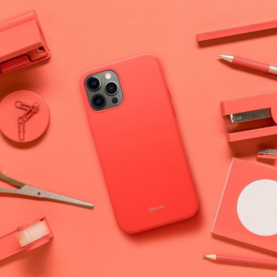 Kllëf telefoni Roar Jelly për iPhone 13 Pro, silikoni TPU, antigërvishtje, i kuq