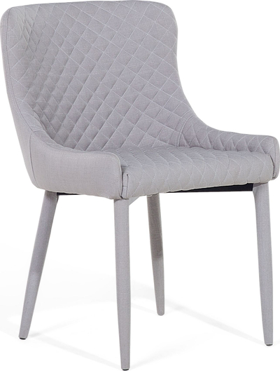 Set karrigesh ngrënieje SOLANO, 2 copë, material stofi, gri e çelët