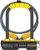 Катанец за велосипед OnGuard Combo Mini DT 8015C, U-lock, со комбинација, жолто и црно