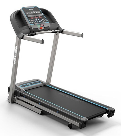 Tapet vrapimi elektrik Horizon Fitness eTR 5.0, motor 2HP, 16 km/h, gri e zi