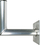 Mbajtëse muri për antenë CORAB USL-48/300AL, alumini, 30cm, argjendtë