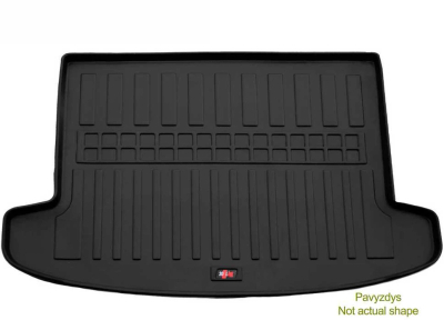 Tepih bagazhi Stingray 3D Rubber, Opel Astra G sedan 1998-2004, me anë të ngritura, i zi