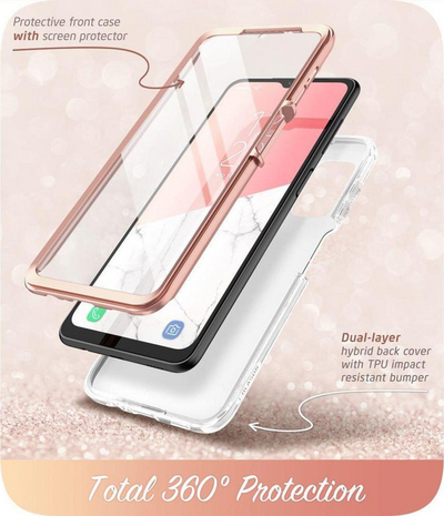 Mbrojtëse Supcase EtuiCosmo për Samsung Galaxy A13 LTE, Mermer