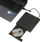 Надворешен DVD читач iBOX IED03, USB A и USB C, црн