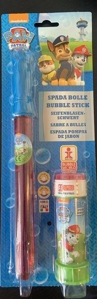 Shpatë flluskash Paw Patrol Bubble Sword, plastik, solucion 60 ml, shumëngjyrëshe
