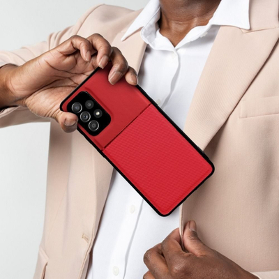 Mbrojtëse telefoni Forcell NOBLE për Samsung A22 5G, e kuqe