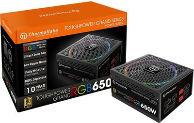 Напојување Thermaltake Toughpower Grand RGB PS-TPG-0650FPCGEU-R ATX, 650W