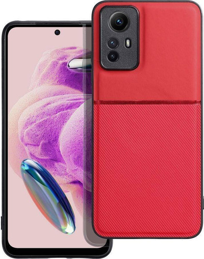 Këllëf telefoni ForCell NOBLE për Xiaomi Redmi Note 12S, magnetik, mbrojtës, i kuq