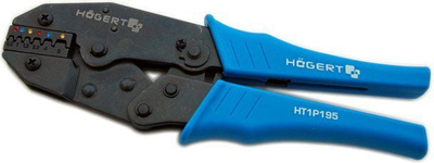 Kapëse për krimpim Högert Technik HT1P195, tule 0.5-6mm², me mekanizëm ratchet
