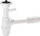 Sifon lavamani me dalje për lavatriçe, bottle siphon, filtër inox, plastikë e bardhë