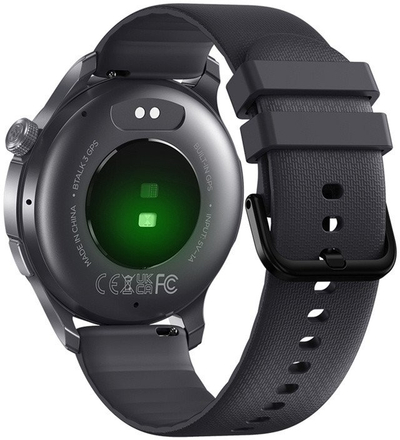 Ore inteligjente Zeblaze Btalk 3 GPS, ekran 1.43" AMOLED, me telefonata, e zezë