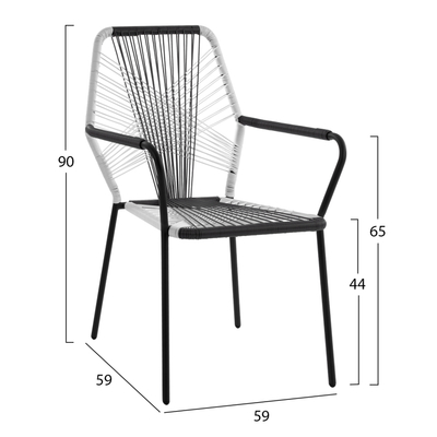 Kolltuk HM5490 59×59×90 cm, bardhë/ gri