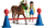 Set lodrash Schleich Farm World Pony Agility Training, figurina pony, pista pengesash, shumëngjyrësh